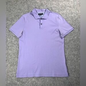 Banana Republic Lavender Short-Sleeve Polo